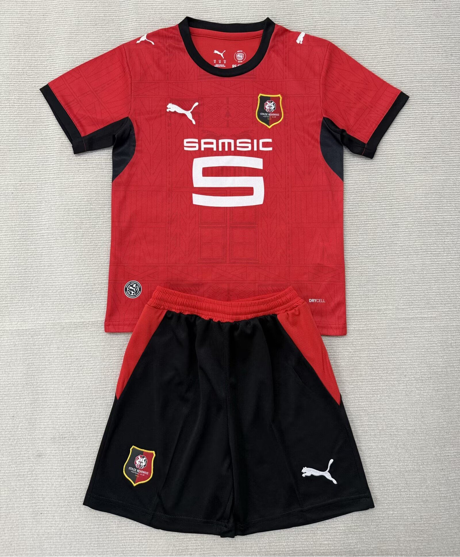 Kids-Stade Rennais 26/27 Home Soccer Jersey